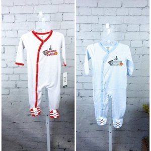 NBA Baby Washington  Wizards Striped Sleepers 9M